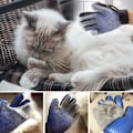 Miniatyrbillede 3 af 7: Børstehandske til hunde & katte Højre Black one size