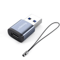 Miniatyrbild 1 av 9: USB Hane till USB-C Hona dataöverföring med hög hastighet, USB A till USB C grå one size