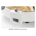 Miniatyrbilde 8 av 11: Hvit oppbevaringsboks / hjul for frokostblandinger ... White one size