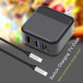 Pikkukuva 2 / 8: MultiHub Yhteensopiva kanssa Nintendo Switchille 3 in 1 Dock Set EU-versio Black