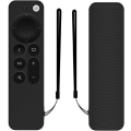 Miniatyrbillede 1 af 6: Sort silikoneovertræk til fjernbetjening Apple TV Gen 6 2021 Black one size