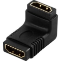 Miniatyrbillede 2 af 2: 2x HDMI-adapter 19-polet hun / hun vinklet Black