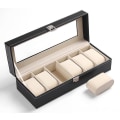 Miniatyrbild 3 av 4: Klocklåda för 6 klockor / Klockbox / Urbox Svart one size
