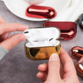 Miniatyrbild 3 av 8: 2x Guld Electroplate fodral Apple Airpods PRO Gul one size