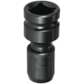 Miniatyrbillede 4 af 4: Bitsadapter Adapter sleeve 1/2 "- 1/4 HEX Black one size