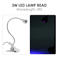 Miniatyrbillede 3 af 5: 3W UV-limlampe Ultraviolet LED med klips
