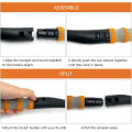 Miniatyrbilde 3 av 7: 27” Snøbørste, 2-i-1 Avtakbar Bilskrape for Frontrute med Ergonomisk Skumgrep for Biler, Varebiler og SUV