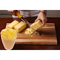 Miniatyrbillede 2 af 5: Citrus Citron & Ostehøvl - Parmesanost, Citron, Ingefær, Hvidløg, Muskatnød, Chokolade, Grøntsager, Frugter - Razor-sharp rustfrit stålblad