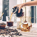 Miniatyrbillede 4 af 5: Opbevaringskurv til kaffekapsler, flere kapselholdere, køkkenopbevaringsstativ til bordplade (guld)