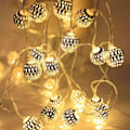 Miniatyrbillede 4 af 5: LED lyskæde, juledekoration, 3 meter 20 varm hvide LED