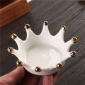 Miniatyrbilde 2 av 5: Keramisk krone ringholder smykker bryllup bursdager julegave