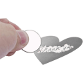 Miniatyrbillede 3 af 5: 300 stk. Love Heart Scratch Off Labels Stickers (sølv)