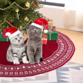 Miniatyrbild 4 av 5: Stor julgransmatta, 48 tum