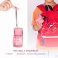 Pikkukuva 5 / 5: Taitettava koiran vesipullo, koiran matkavesipullo (Pinkki 350ml)
