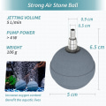 Miniatyrbilde 2 av 5: Akvarium 5cm luftestein ballong boble diffusor utgivelsesverktøy for luftkompressorer fiske tanker bøtter dammer og DWC reservoarer, 2 pakker
