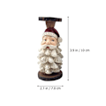 Miniatyrbilde 3 av 5: 1 stk julelys i tre, lysestaker (julenissen)