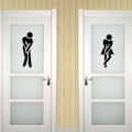 Pikkukuva 3 / 5: DIY Irrotettava Mies Nainen Kylpyhuone WC-kyltti