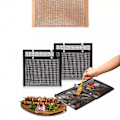 Miniatyrbilde 2 av 5: 2-pak Grillposer / Meshposer for grilling - Ulike størrelser, Svart