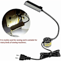 Miniatyrbilde 4 av 5: LED-lampe for industriell symaskin, LED-sylys for symaskin, arbeidslampe for skrivebord