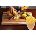 Miniatyrbillede 3 af 5: Citrus Citron & Ostehøvl - Parmesanost, Citron, Ingefær, Hvidløg, Muskatnød, Chokolade, Grøntsager, Frugter - Razor-sharp rustfrit stålblad