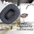 Miniatyrbillede 4 af 6: Beskyttende silikone ørepropper til AirPods Max, svedafvisende, let vaskbare, holdbare Dark Blue