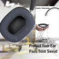 Pikkukuva 4 / 6: Silikoniset suojapehmusteet AirPods Max -kuulokkeille, hienkestävät, helposti pestävät, kestävät Dark Blue