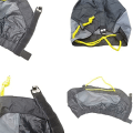 Miniatyrbillede 4 af 5: Gamascher til vandring, lette trailrunning-gamascher (sort)