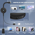 Miniatyrbilde 2 av 5: HDMI-adapter, TV-dongle, 4K Full HD Miracast videostrømming fra Android, Windows, Mac OS, bærbar PC, telefon, nettbrett, PC til HDTV/skjerm/projektor