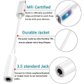 Miniatyrbild 3 av 5: Lightning till 3,5 mm hörlursadapter - 3-pack
