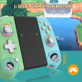 Miniatyrbild 4 av 5: Trådlös (l/r) Joypad-kontroller för Nintendo Switch / Oled Gamepad Joysticks Con med anpassad utgåva Crossing