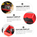 Miniatyrbilde 3 av 8: Digitalt Multimeter Voltmeter Multimeter Håndholdt Oscilloskop Område Frekvens Ohmmeter Elektrisk Multimeter Digitalt Testverktøy Multimeter Tester