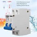 Miniatyrbillede 2 af 4: DC 2P Type B Miniature Circuit Breaker DIN-skinne Montering Sikkerhed til Solar PV System DC500V 20A YYV