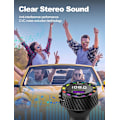 Miniatyrbild 4 av 5: PRMHOOT Handsfree Bluetooth för Bil, 30W FM-sändare Bluetooth Handsfree Samtal i Bil, Stödjer USB-Disk