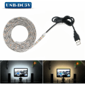 Miniatyrbild 2 av 5: 2x LED-remsa USB, vattentät 5 meter SMD 3528 5V blå