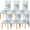 Miniatyrbild 1 av 4: Stolöverdrag XL Storlek Hög Rygg Stolskydd Stretch Tryck Stolskydd 6-pack