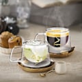 Miniatyrbillede 5 af 5: Dobbelt-væggede kaffeglas, kaffeglas med håndtag 2x 200ml, latte
