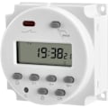 Pikkukuva 5 / 5: 12V DC 16A Valkoinen Ohjelmoitava Ajastinkytkin LCD Digitaalinäytöllä ja Vedenpitävällä Suojuksella