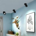Miniatyrbillede 4 af 5: 10W LED loftspot, justerbar 10x10x10cm (Sort-6000K)