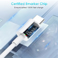 Miniatyrbilde 2 av 5: 1M USB-C ladekabel for iPhone/Samsung (USB-C til USB-C)