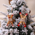 Miniatyrbild 2 av 5: Julgransprydnader Julgran Trä Hängande Hänge 2st