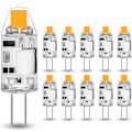 Pikkukuva 1 / 5: 10 kpl 2W G4 LED-lamppua, 3000K lämmin valkoinen, 200lm, 12V