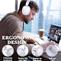 Pikkukuva 3 / 5: Langattomat Bluetooth-kuulokkeet, sanka-malliset vastamelukuulokkeet, kuulokkeet mikrofonilla, kokoontaitettavat kuulokkeet