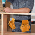 Miniatyrbillede 3 af 4: Multifunktionel værktøjsbæltetaske - Tykkere kohide slidstærkt design hardware værktøjsopbevaringssæt