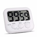Miniatyrbillede 2 af 5: Hvid Mini Elektronisk Stor LCD Digital Køkken Timer Ur Nedtælling Tælle Tid Høj Alarm Hjem Ovn Madlavning Værktøjer Tilbehør