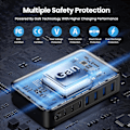 Miniatyrbilde 5 av 5: USB C Lader, 8-Port USB C Lader PD QC PPS Lading, Laptop Lader Kompatibel med MacBook Air/Pro, iPhone, iPad Pro, Samsung Galaxy, Huawei