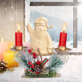 Miniatyrbilde 3 av 5: Julelysestake i metall