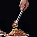 Miniatyrbilde 5 av 5: 3 stk. rustfrie grilltang i rustfritt stål, kjøkkentenger, pinsett, matklemmeverktøy for salat, fisk, biff, grill, buffet, grill (9,4 tommer)