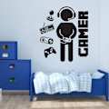 Miniatyrbild 6 av 6: Ät Sov Spela Väggdekal Poster Bokstäver Väggdekaler Väggmålningar för Pojkars Sovrum Lekrum Heminredning