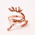 Miniatyrbillede 5 af 5: Servietringe til ferier 12 stk. Borddekoration (Rose Gold)