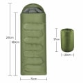 Miniatyrbilde 2 av 5: Soverposer for voksne, enkel sovepose for voksne for 3 sesonger, lett campingtur